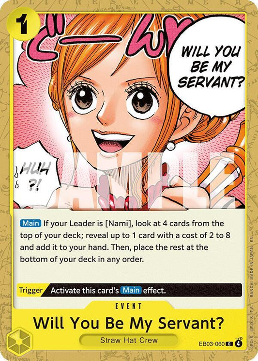 Will You Be My Servant? - Extra Booster: One Piece Heroines Edition - C - EB03-060