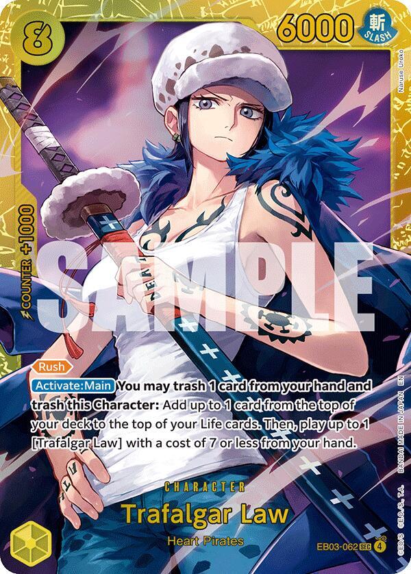 Trafalgar Law - Extra Booster: One Piece Heroines Edition - SEC - EB03-062