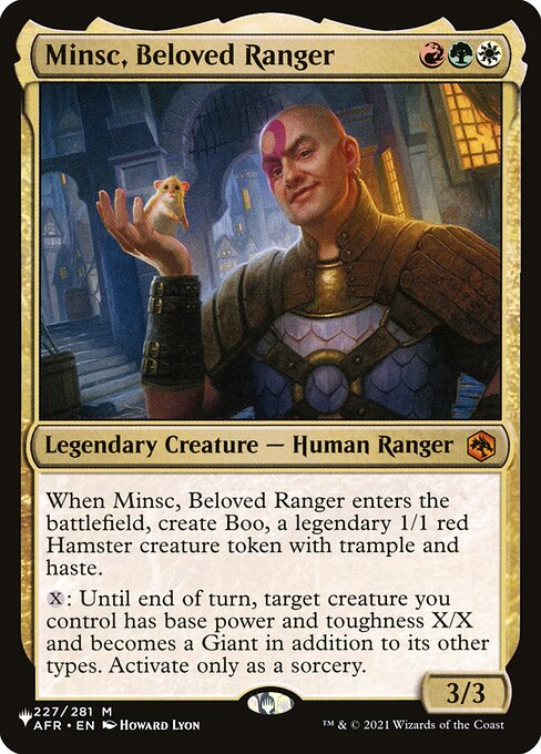 Minsc, Beloved Ranger - The List Reprints - M - 227/281