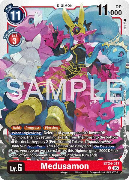 Medusamon - Time Stranger - Rare - BT24-017 R