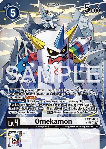 Omekamon (Alternate Art) - Dawn of Liberator - Super Rare - EX11-053 SR