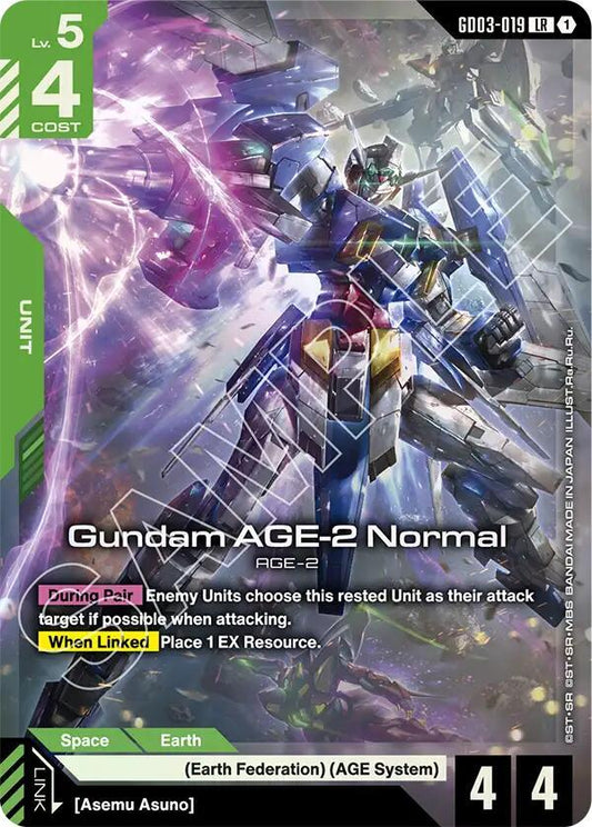 Gundam AGE-2 Normal - Steel Requiem - Legend Rare - GD03-019