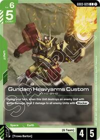 Gundam Heavyarms Custom - Steel Requiem - Common - GD03-029