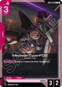 Messer Type-F02 - Steel Requiem - Common - GD03-043