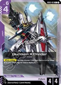 Gundam X Divider - Steel Requiem - Rare - GD03-051