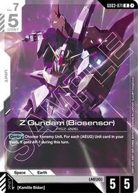 Z Gundam (Biosensor) - Steel Requiem - Rare - GD03-071