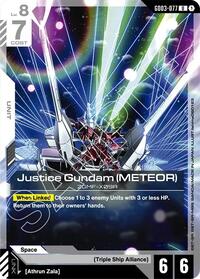 Justice Gundam (METEOR) - Steel Requiem - Uncommon - GD03-077