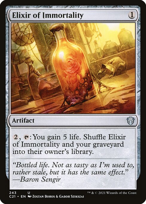 Elixir of Immortality - Commander 2021 - U - 243