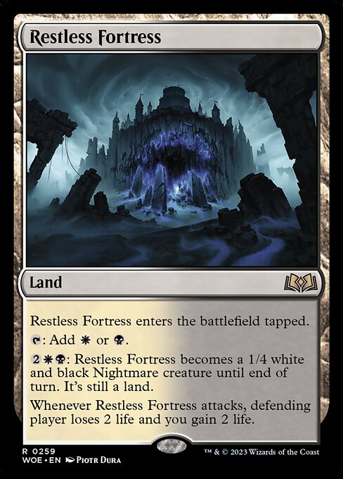 Restless Fortress - Wilds of Eldraine - R - 259