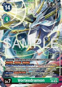 Vortexdramon - Dawn of Liberator - Secret Rare - EX11-074 SEC