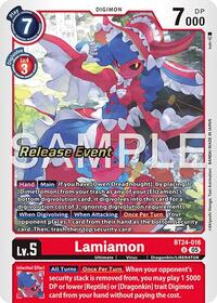 Lamiamon - Time Stranger Release Event Cards - Uncommon - BT24-016 U