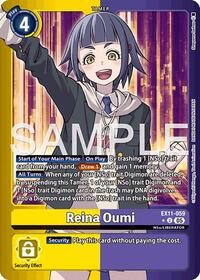 Reina Oumi (Limited Foil) - Dawn of Liberator - Uncommon - EX11-059 U