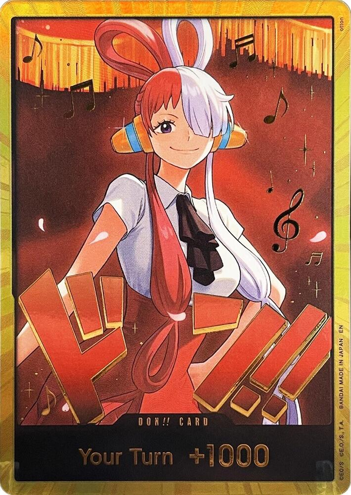 DON!! Card (Uta) (Gold) - Extra Booster: One Piece Heroines Edition - DON!!
