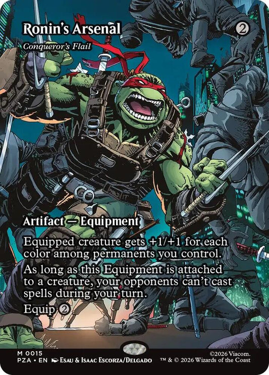 Ronin's Arsenal - Conqueror's Flail (Borderless) - Teenage Mutant Ninja Turtles Source Material - M - 15