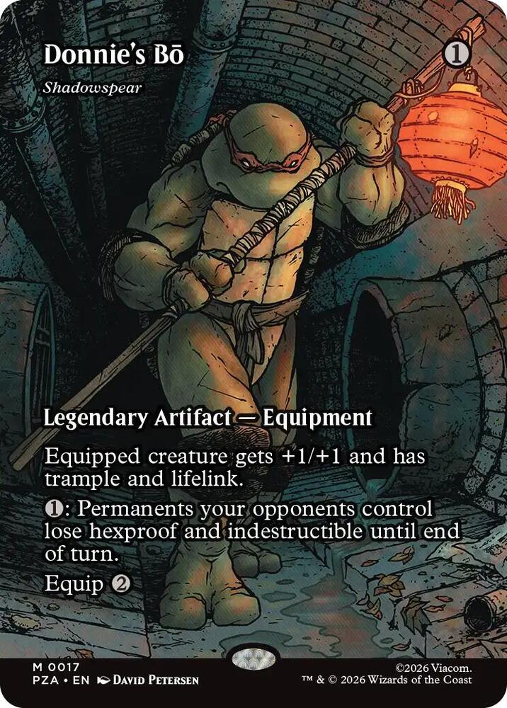 Donnie's Bo - Shadowspear (Borderless) - Teenage Mutant Ninja Turtles Source Material - M - 17