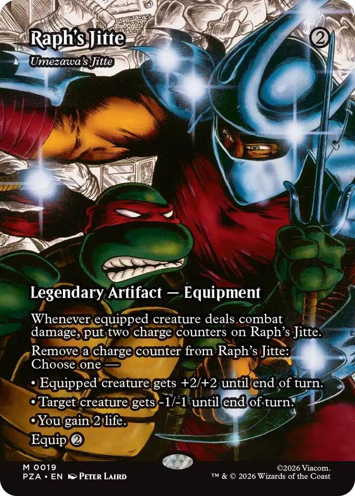 Raph's Jitte - Umezawa's Jitte (Borderless) - Teenage Mutant Ninja Turtles Source Material - M - 19