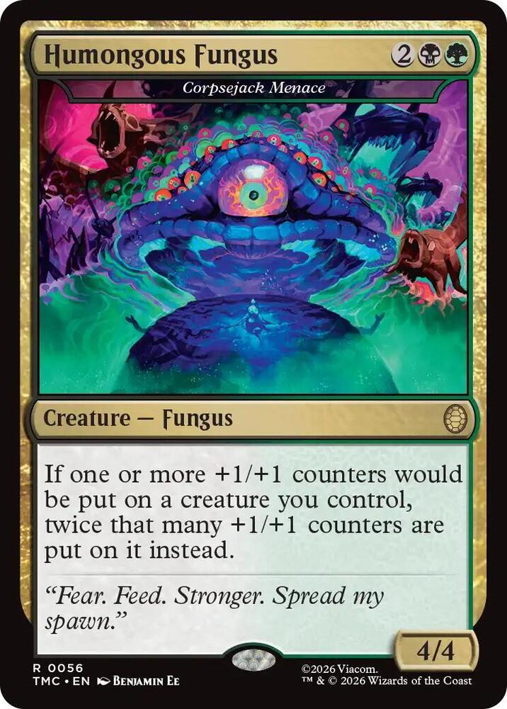 Humongous Fungus - Corpsejack Menace - Commander: Teenage Mutant Ninja Turtles - R - 56