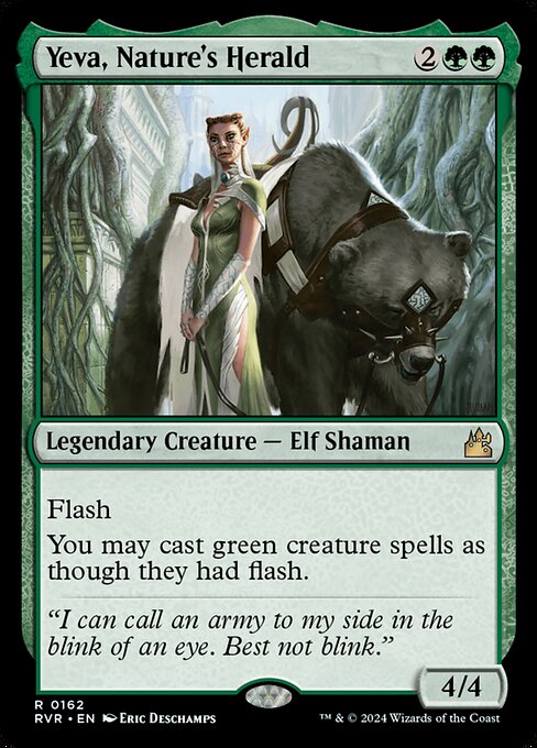 Yeva, Nature's Herald - Ravnica Remastered - R - 162
