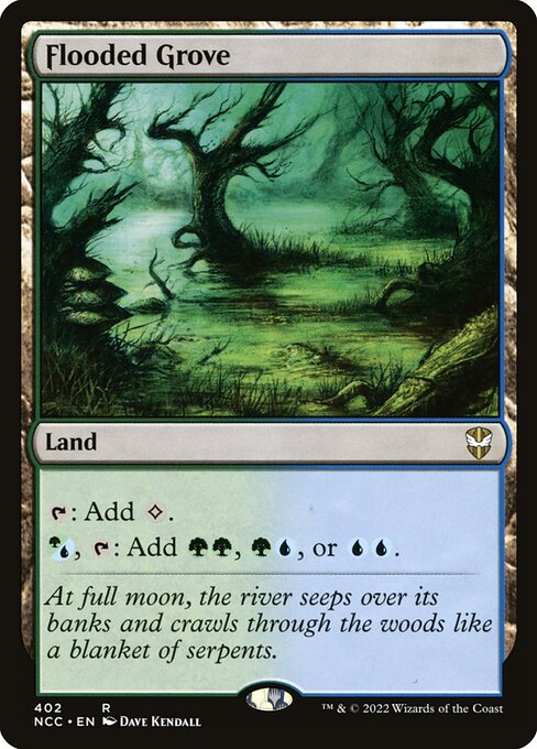 Flooded Grove - Commander: Streets of New Capenna - R - 402