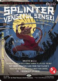 Splinter, Vengeful Sensei - Ink-Eyes, Servant of Oni - Secret Lair Drop Series - R - 2374