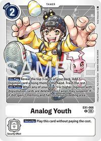 Analog Youth (Reprint) - Advanced Booster Digimon Generation - Rare - EX1-066 R