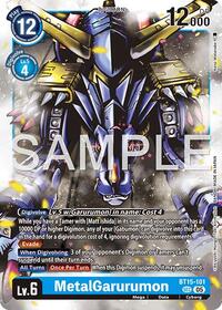 MetalGarurumon (Reprint) - Advanced Booster Digimon Generation - Secret Rare - BT15-101 SEC