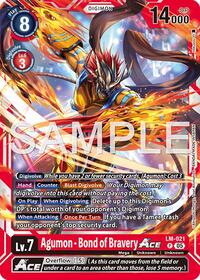 Agumon - Bond of Bravery ACE (Reprint) - Advanced Booster Digimon Generation - Promo - LM-021 P