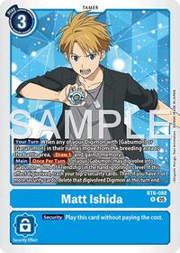 Matt Ishida (Reprint) - Advanced Booster Digimon Generation - Rare - BT6-088 R