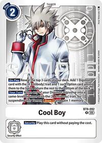 Cool Boy - BT9-092 (Reprint) - Advanced Booster Digimon Generation - Rare - BT9-092 R