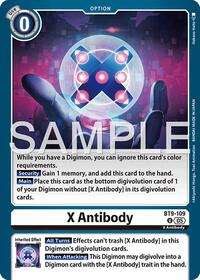 X Antibody (Reprint) - Advanced Booster Digimon Generation - Uncommon - BT9-109 U