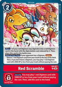 Red Scramble (Reprint) - Advanced Booster Digimon Generation - Promo - LM-027 P