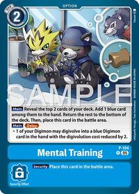 Mental Training (Reprint) - Advanced Booster Digimon Generation - Promo - P-104 P