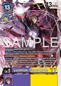 Lucemon: Chaos Mode (Reprint) - Advanced Booster Digimon Generation - Super Rare - EX6-054 SR