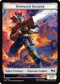 Dinosaur Soldier // Copy Double-Sided Token - Teenage Mutant Ninja Turtles - T - 2 // 1