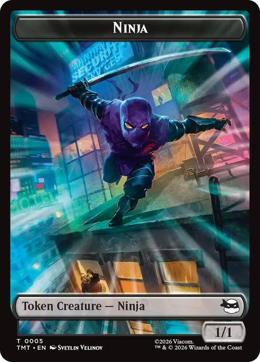 Ninja // Mutagen Double-Sided Token - Teenage Mutant Ninja Turtles - T - 5 // 9