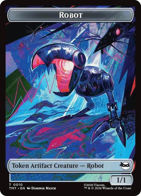 Robot // Mutagen Double-Sided Token - Teenage Mutant Ninja Turtles - T - 10 // 9