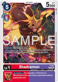 Shadramon - P-110 (Reprint) - Advanced Booster Digimon Generation - Promo - P-110 P