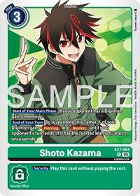Shoto Kazama (Reprint) - Advanced Booster Digimon Generation - Rare - EX7-064 R