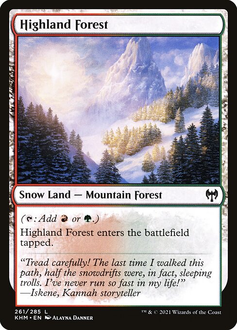 Highland Forest - Kaldheim - L - 261