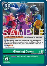 Glowing Dawn (Store Tournament 2026 Vol. 2 Participation Pack) - Digimon Promotion Cards - Promo - P-236 P