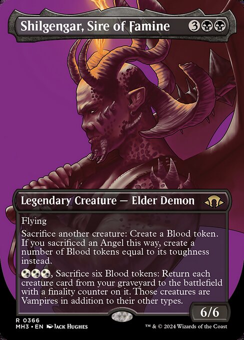 Shilgengar, Sire of Famine (Borderless) - Modern Horizons 3 - R - 366