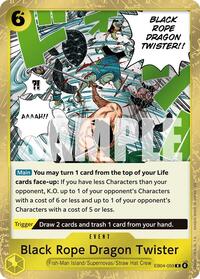 Black Rope Dragon Twister - Adventure on Kami's Island - R - EB04-059