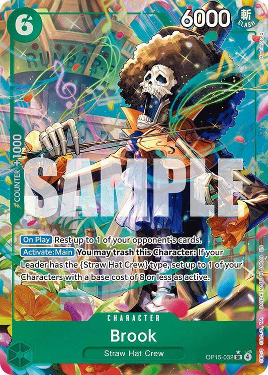 Brook (OP15-032) (Alternate Art) - Adventure on Kami's Island - SR - OP15-032