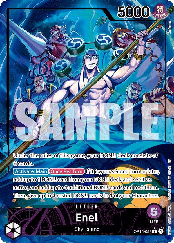 Enel (OP15-058) (Alternate Art) - Adventure on Kami's Island - L - OP15-058