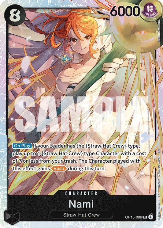 Nami (OP15-086) - Adventure on Kami's Island - SR - OP15-086