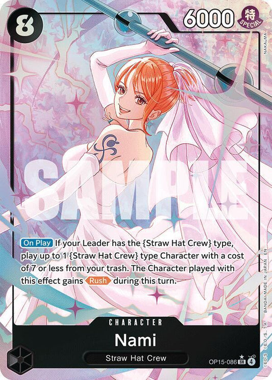 Nami (OP15-086) (Alternate Art) - Adventure on Kami's Island - SR - OP15-086