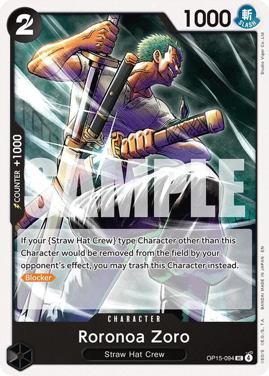 Roronoa Zoro (OP15-094) - Adventure on Kami's Island - UC - OP15-094