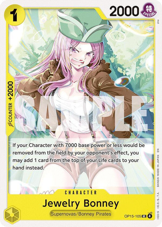 Jewelry Bonney (OP15-105) - Adventure on Kami's Island - UC - OP15-105