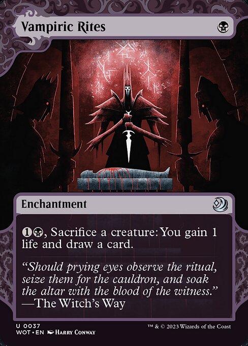 Vampiric Rites - Wilds of Eldraine: Enchanting Tales - U - 37