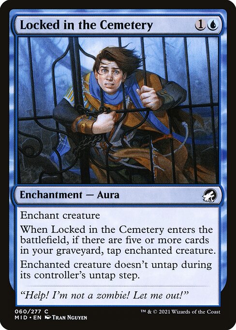 Locked in the Cemetery - Innistrad: Midnight Hunt - C - 60